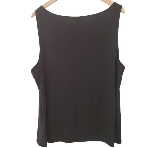 Tiana B. | Classic  Black Sleeveless Blouse - Picture 2 of 6